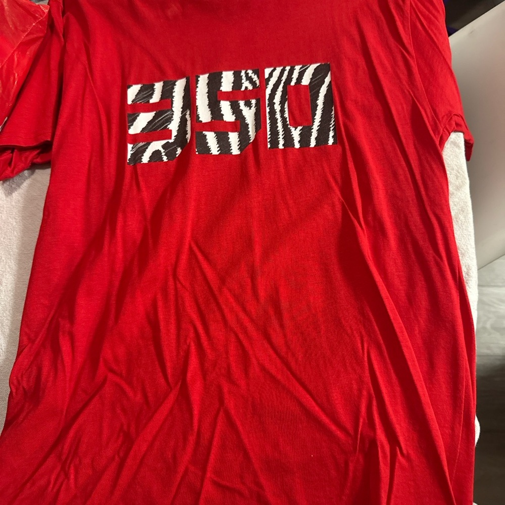 Yeezy Red Graphic Short Sleeve Tee